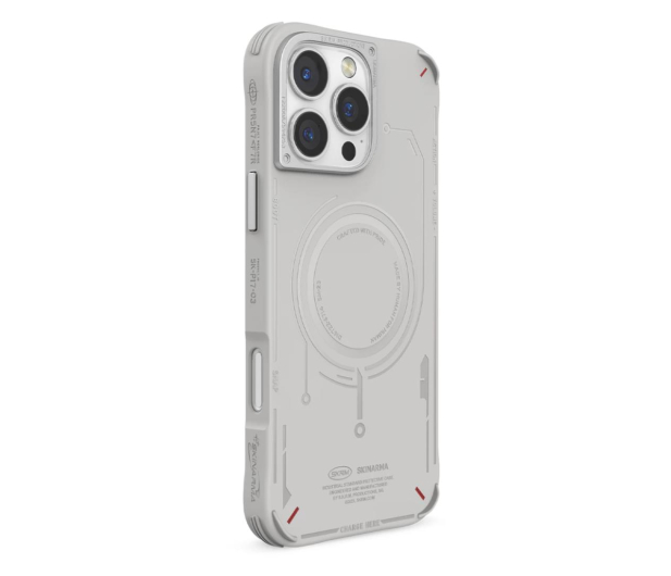 SKINARMA Mecha do iPhone 16 Pro 6.3" Magnetic Charging light grey - 1316904 - zdjęcie 4